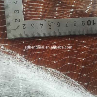 Knotty nylon monofilament fish net, anti bird net